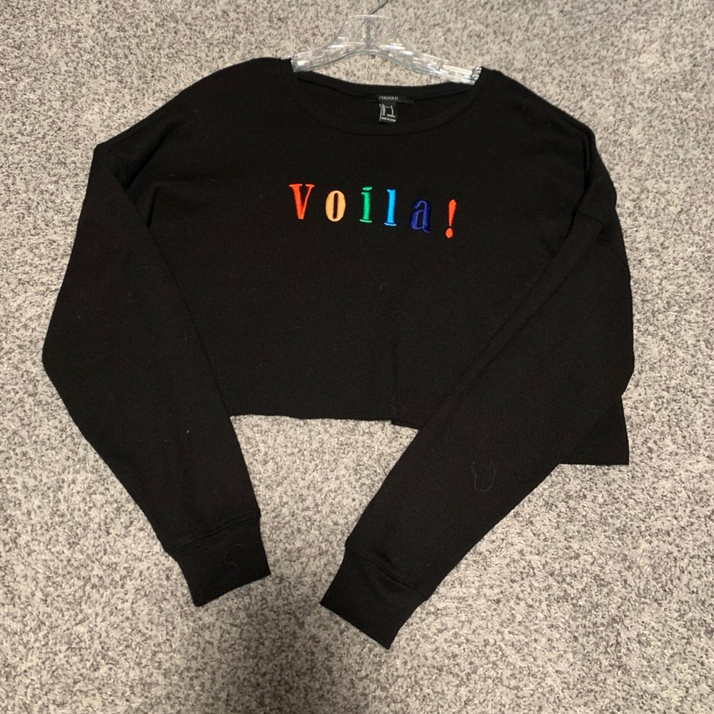 Black Crop Top